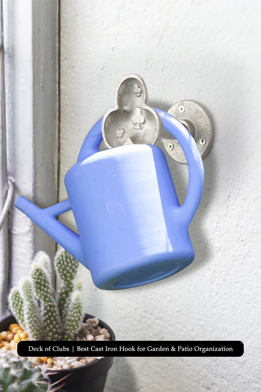 Deck of Clubs Wall Hook