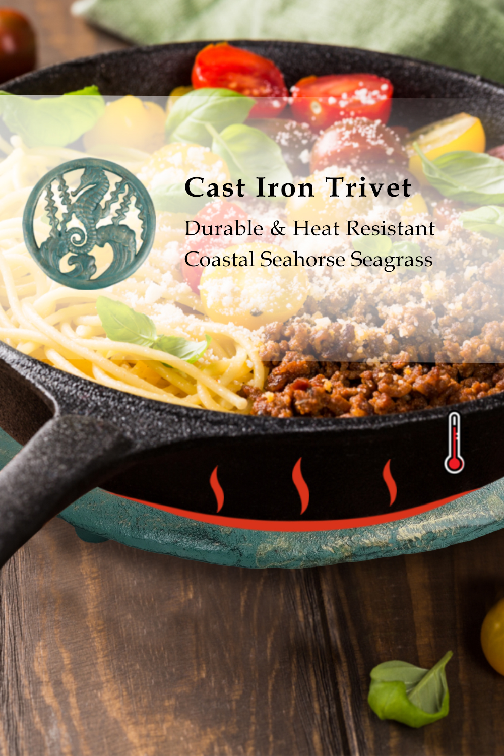 Unique Kitchen Accessory | HomeHand Cast Iron Trivet 