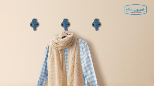 HomeHand Cast Iron Wall Hooks for Coats | Stylish & Durable Storage Solutions