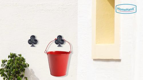 HomeHand Deck of Clubs Wall Hook | Garden Tool Storage