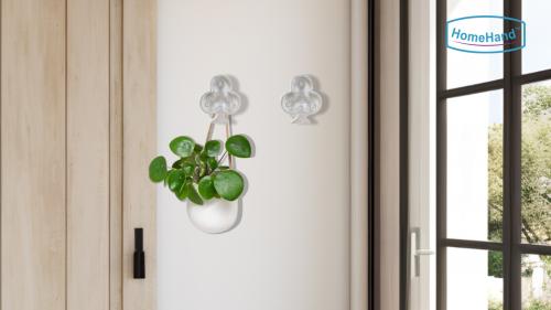HomeHand Deck of Clubs Wall Hook | Modern Metal Decor with Function